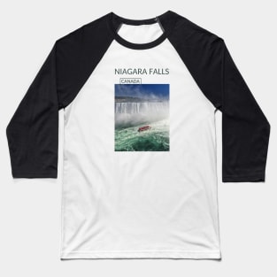 Niagara Falls Ontario Canada Waterfall Souvenir Present Gift for Canadian T-shirt Apparel Mug Notebook Tote Pillow Sticker Magnet Baseball T-Shirt